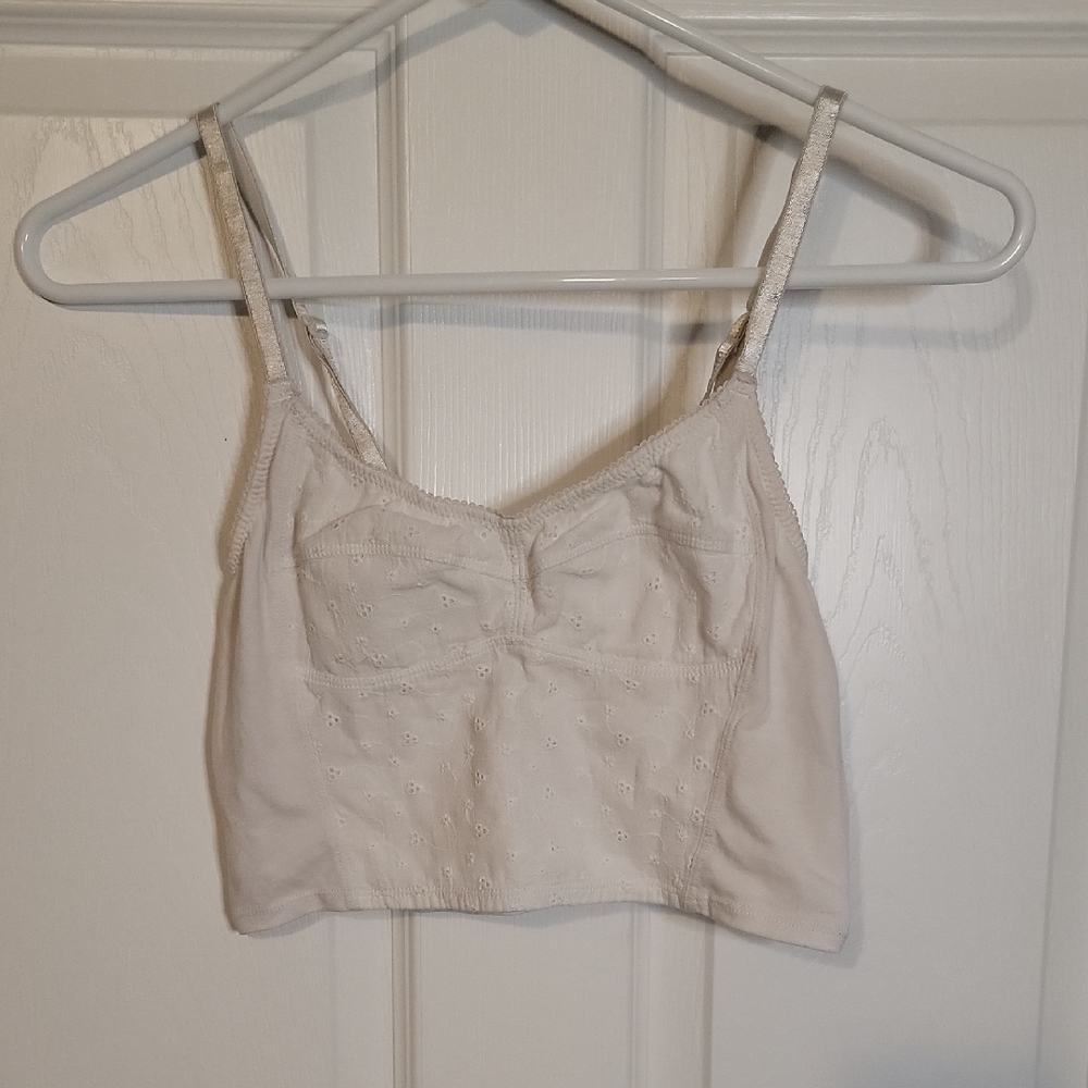 White Crop Top